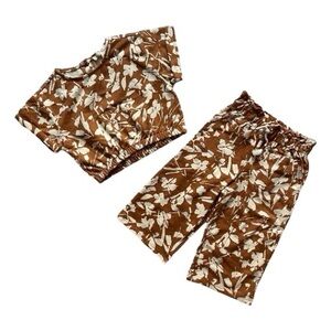 Jessica Simpson Floral Matching Outfit Set